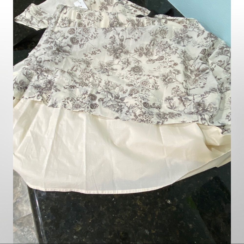 Banana Republic | Floral Tea Dress| Silk Blend Lined | Size 2 | NWT - Picture 8 of 16